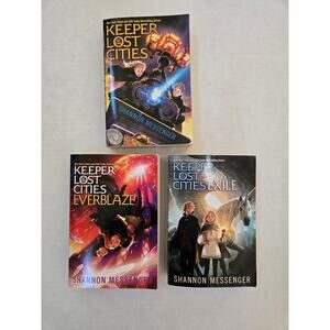 Keeper of the Lost Cities Collection Books 1 - 3 Set Shannon Messenger
